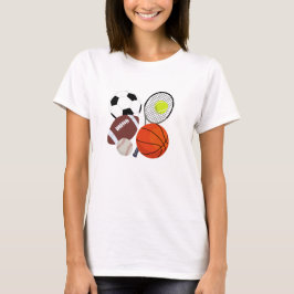 Camiseta Esportes - Bolas Atletivas