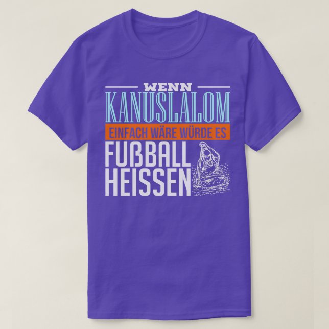 Camiseta Esportes canoosos Canoe Kayak (Frente do Design)