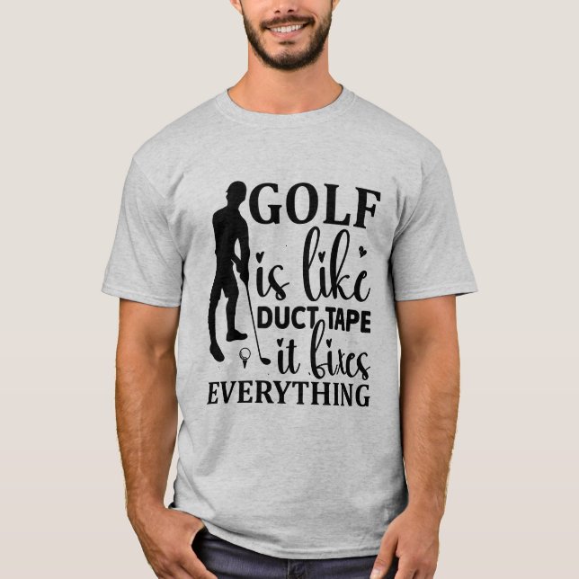 Camiseta Esportes de arte de Golf (Frente)