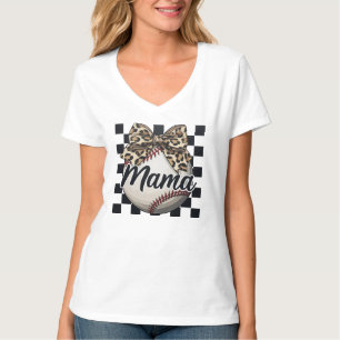 Camiseta Esportes de beisebol bonitos Mãe