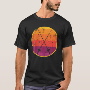 Camiseta Esportes de combate ao encenador de espada com esp