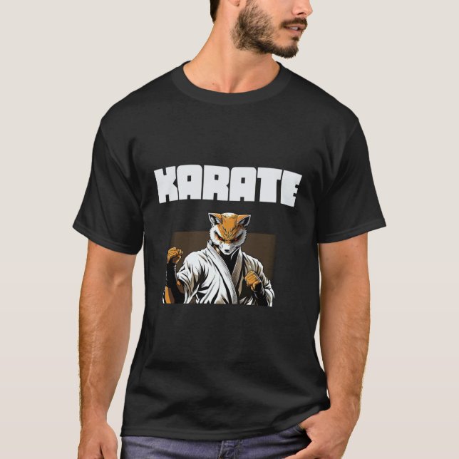 Camiseta Esportes de Combate Clássicos Karate Fox (Frente)