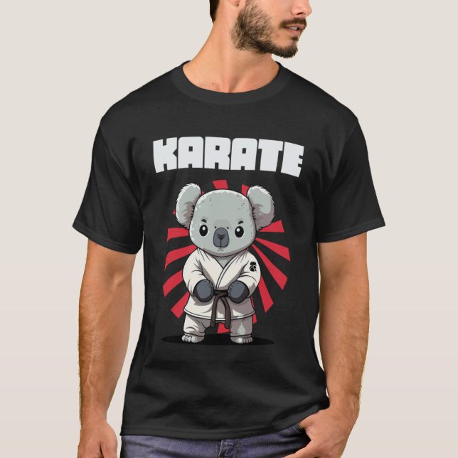 Camiseta Esportes de Combate Karate Koala (Frente)