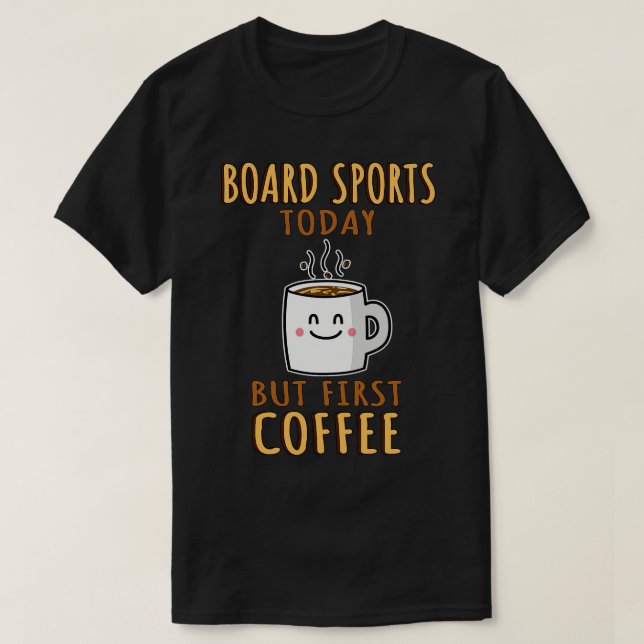 Camiseta Esportes de Conselho bonitos (Frente do Design)