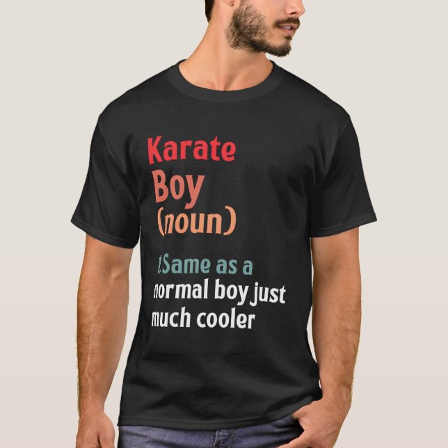 Camiseta Esportes de correio de definição de Karate (Frente)