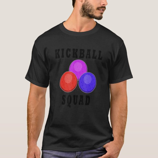 Camiseta Esportes de Cotação Irônica do Jogador de Kickball (Frente)