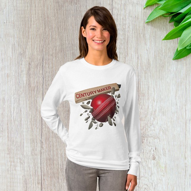 Camiseta Esportes de Críquete e Baile do Criador do Século (Criador carregado)