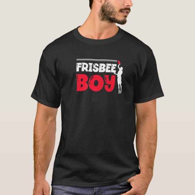 Camiseta Esportes de Disco Frisbee Boy Ultimate Frisbee (Frente)
