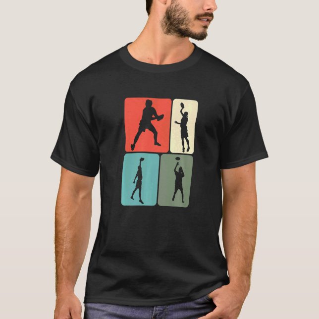 Camiseta Esportes de Disco Frisbee Ultimate Frisbee Player (Frente)