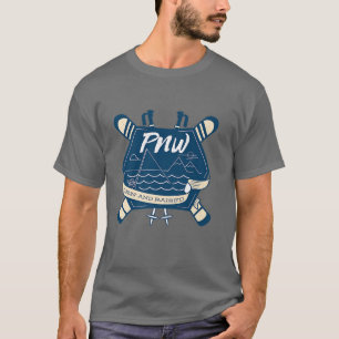 Camiseta Esportes de esqui de inverno neve