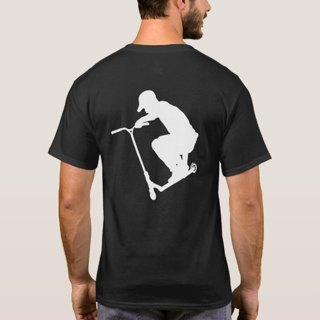 Camiseta Esportes de estilo livre do patinete Stunt (Verso)