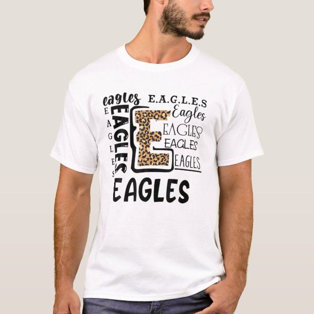 Camiseta Esportes de futebol de Leopard Eagles (Frente)