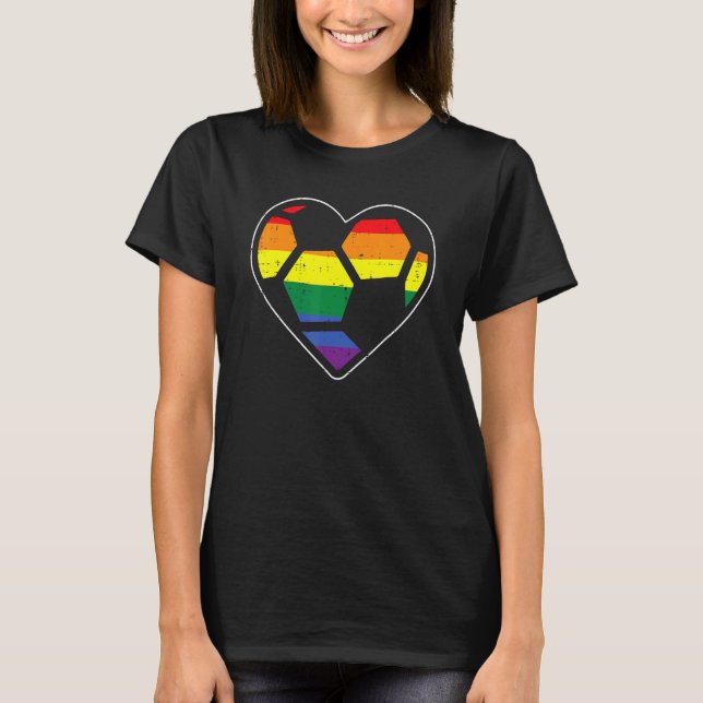 Camiseta Esportes De Futebol Lgbtq Orgulho gay Arco-Íris Al (Frente)