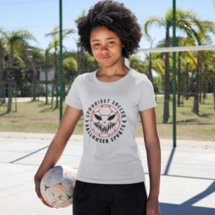 Camiseta Esportes de futebol mais assustadores do halloween
