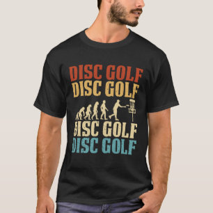 Camiseta Esportes De Golfe Do Jogador De Golfe De Disco Ret