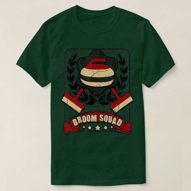 Camiseta Esportes De Inverno De Esquadrão De Bromo Curvando (Frente do Design)