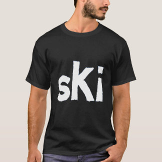 Camiseta Esportes de inverno de esqui