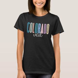 Camiseta Esportes de Inverno de Esqui Colorado Vail Mulhere