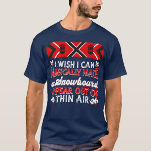 Camiseta Esportes de Inverno de Snowboard Snowboard Snowbo