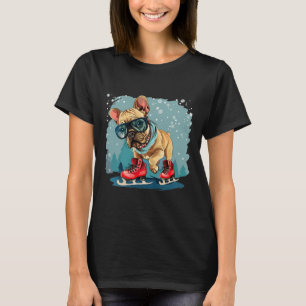 Camiseta Esportes De Inverno Engraçados Para Cachorros E Pa