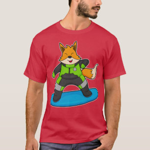 Camiseta Esportes de inverno Fo Snowboarder