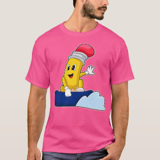 Camiseta Esportes de inverno para o Lápis Snowboard 2