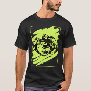 Camiseta Esportes de luvas de boxe