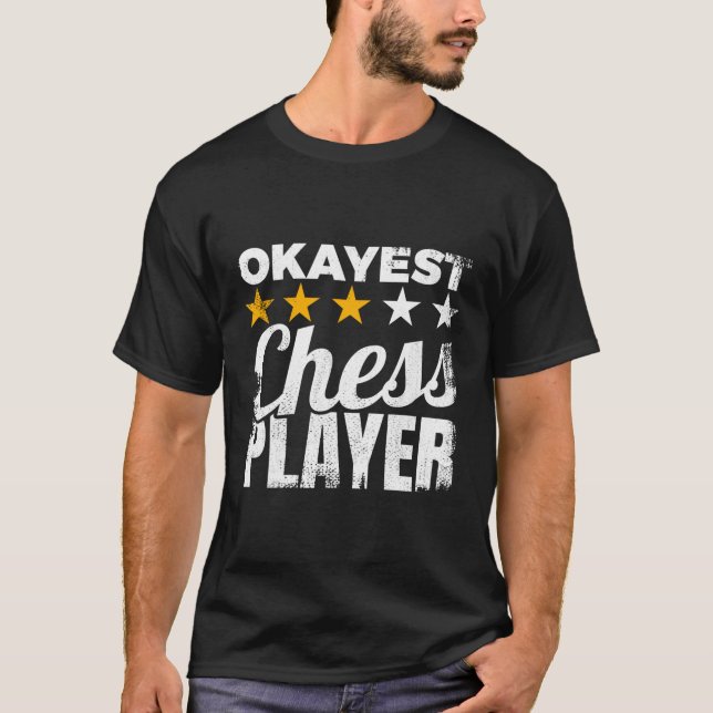Camiseta Esportes de Mente do Jogador de Xadrez Okayest (Frente)