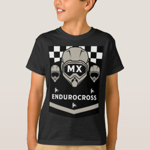 Camiseta Esportes de motocross em motocross de bicicleta de