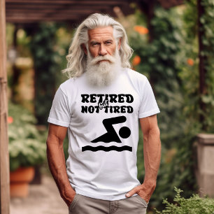 Camiseta Esportes de nadadores de aposentadoria aposentados