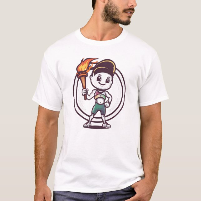 Camiseta esportes de olimpiadas (Frente)