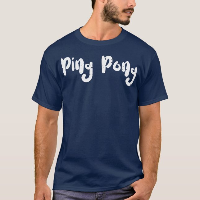 Camiseta Esportes de Ping Pong (Frente)