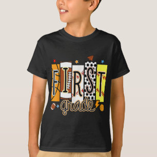 Camiseta Esportes De Primeiro Grau Vintage De Volta Aos Men