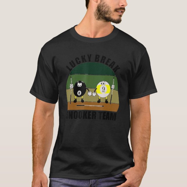Camiseta Esportes de Taco Bilhar Equipe Sinuca Break Sinuca (Frente)