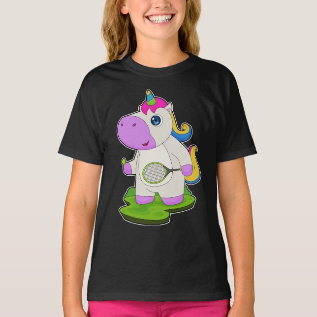 Camiseta Esportes de Tênis de Tênis Unicorn (Frente)