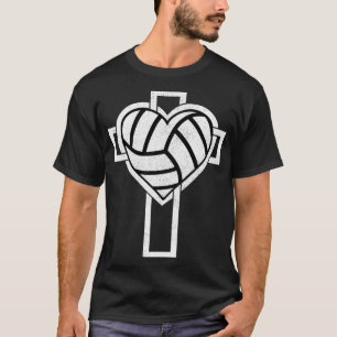 Camiseta Esportes de Voleibol Atletas Cruzam Batismo Sagrad