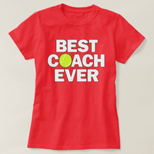 Camiseta Esportes do treinador do tênis das mulheres os