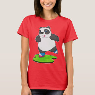 Camiseta Esportes em linha de skate Panda Inline para skate