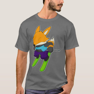 Camiseta Esportes Fox Skier Ski Winter