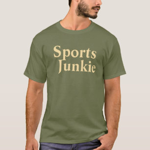 Camiseta Esportes Junkie Mens Fatigue Verde