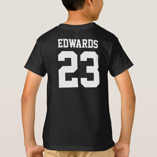 Camiseta Esportes Personalizados Numerados Com O Nome T-Shi (Verso)