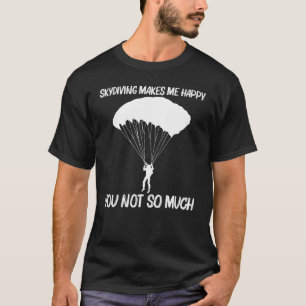 Camiseta Esportes Radicais Paraquedismo Para Homens Mulhere