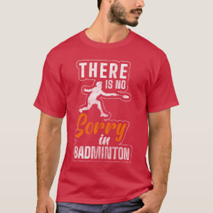 Camiseta Esportes Raquete de Badminton Jogo de Badminton am