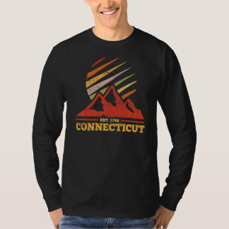 Camiseta Esportes Retro Vintage Connecticut