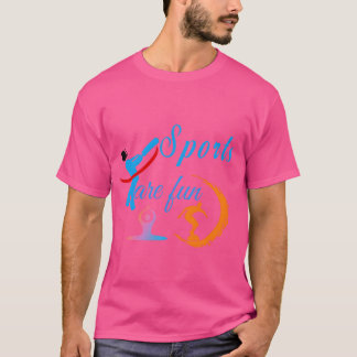 Camiseta Esportes são divertidos engraçados vintage