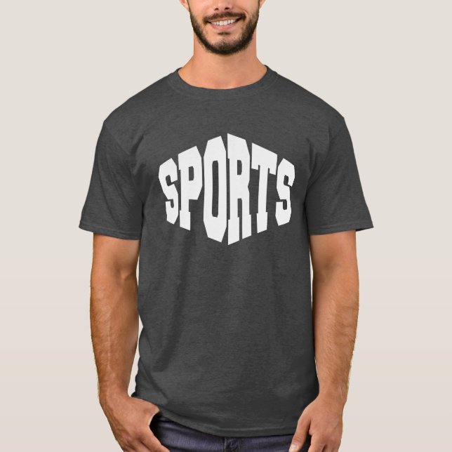 Camiseta Esportes Sarcasianos Engraçados (Frente)