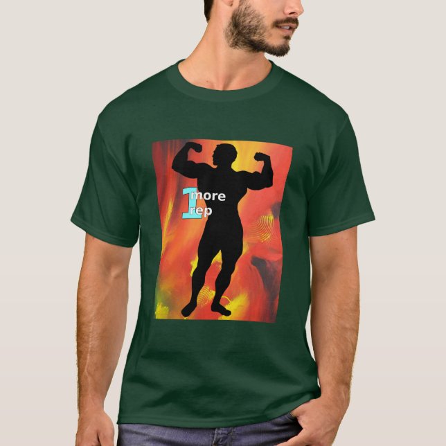 Camiseta Esportes Verdes em Florestas Profundas Elegante Cr (Frente)