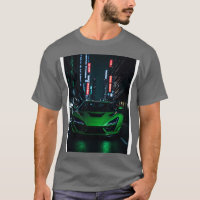 Esportes Verdes Escuros na Cidade Neon Japonesa 1