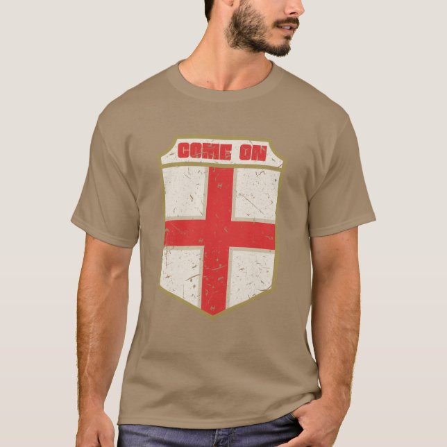 Camiseta Esportes vintage Inglaterra (Frente)