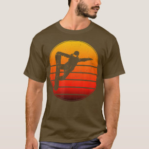 Camiseta Esportista de neve Esporte de Inverno Snowboarding